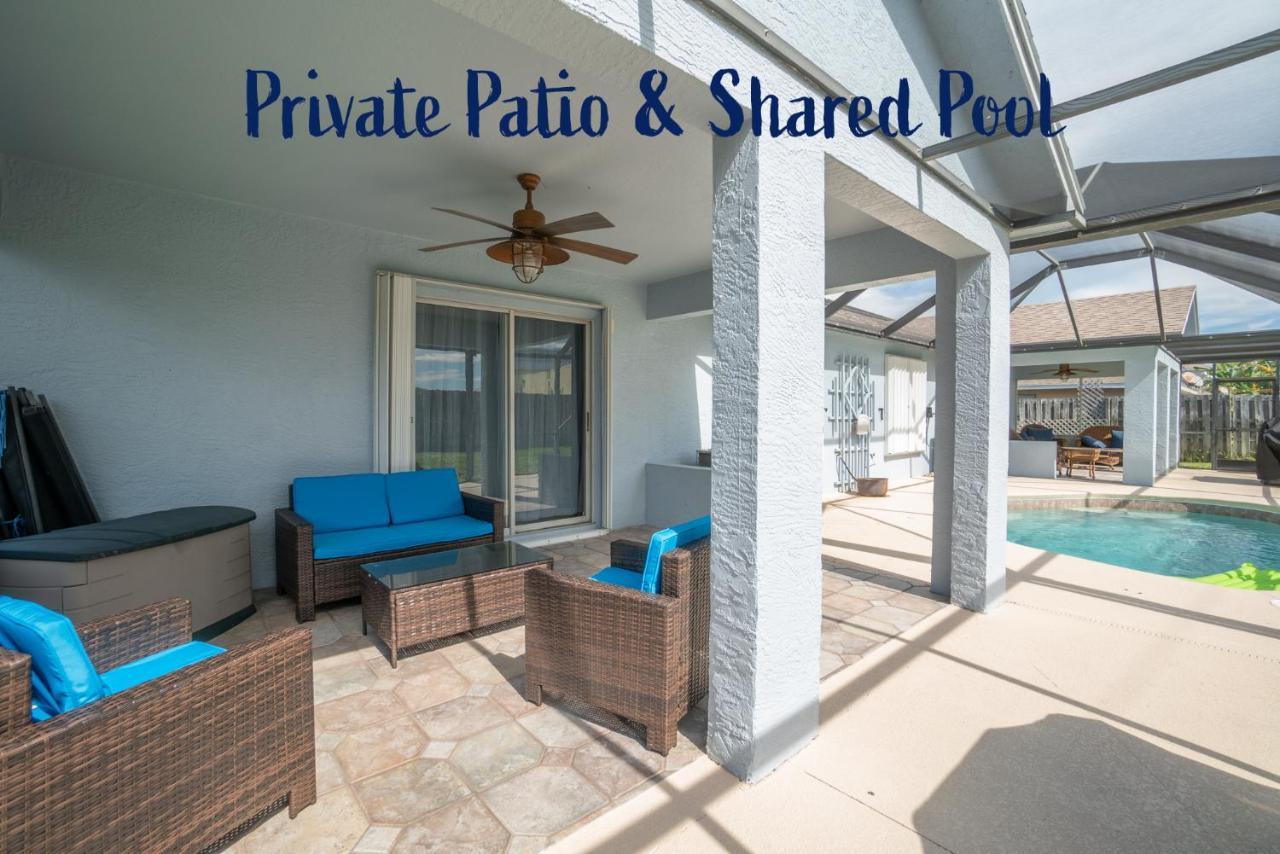 Serene Seaside Retreat - Dog Friendly - 2Br Townhouse With Shared Heated Pool Steps To Paradise Beach! เมลเบิร์น ภายนอก รูปภาพ